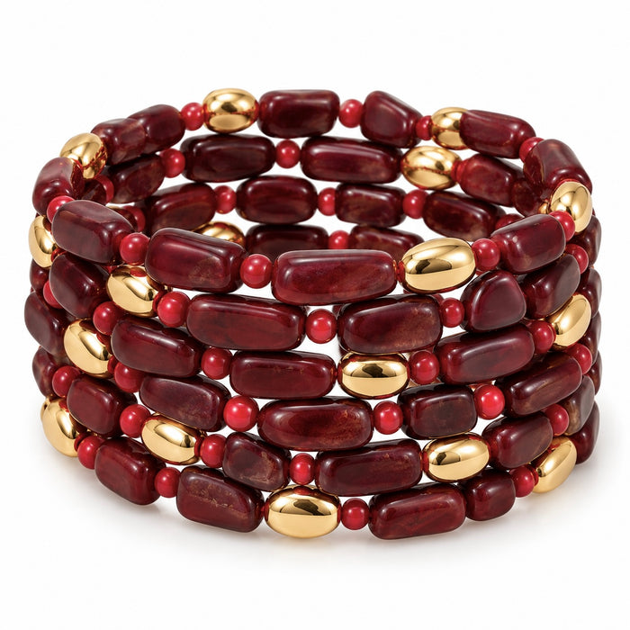 Bracciale elastico in resina.