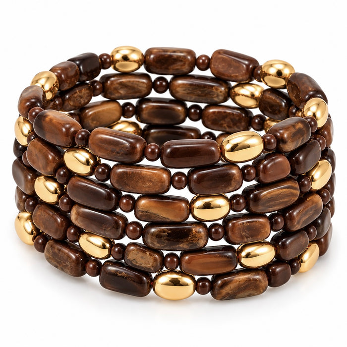 Bracciale elastico in resina.
