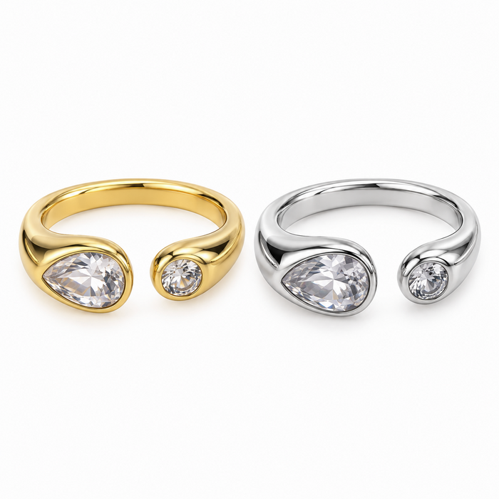 anello goccia large
