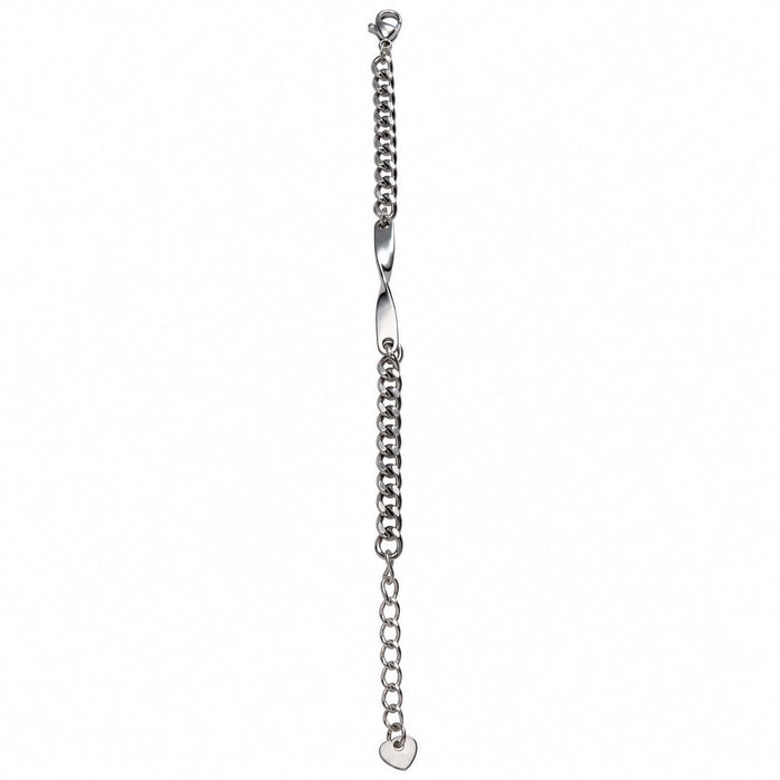 bracciale con piastrina elicoidale