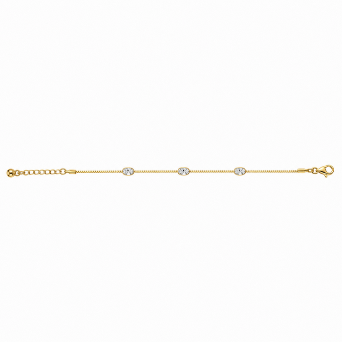 Bracciale  a filo con pietre