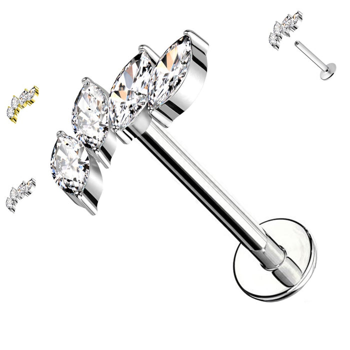 Labret a 4 Petali