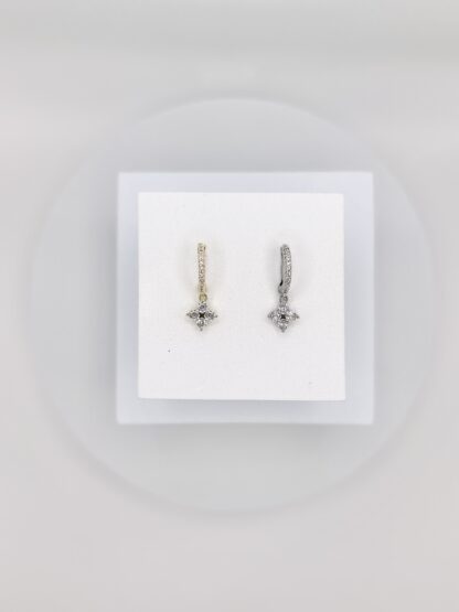 cerchietto strass con pendente rombo