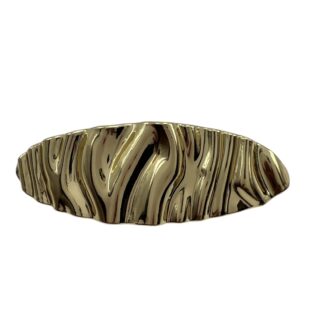 Fermaglio ovale con striature