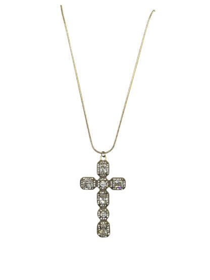 Collana croce a cinque