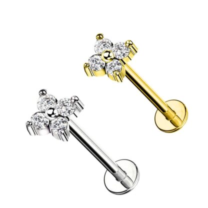 Piercing petali fiore - immagine 2